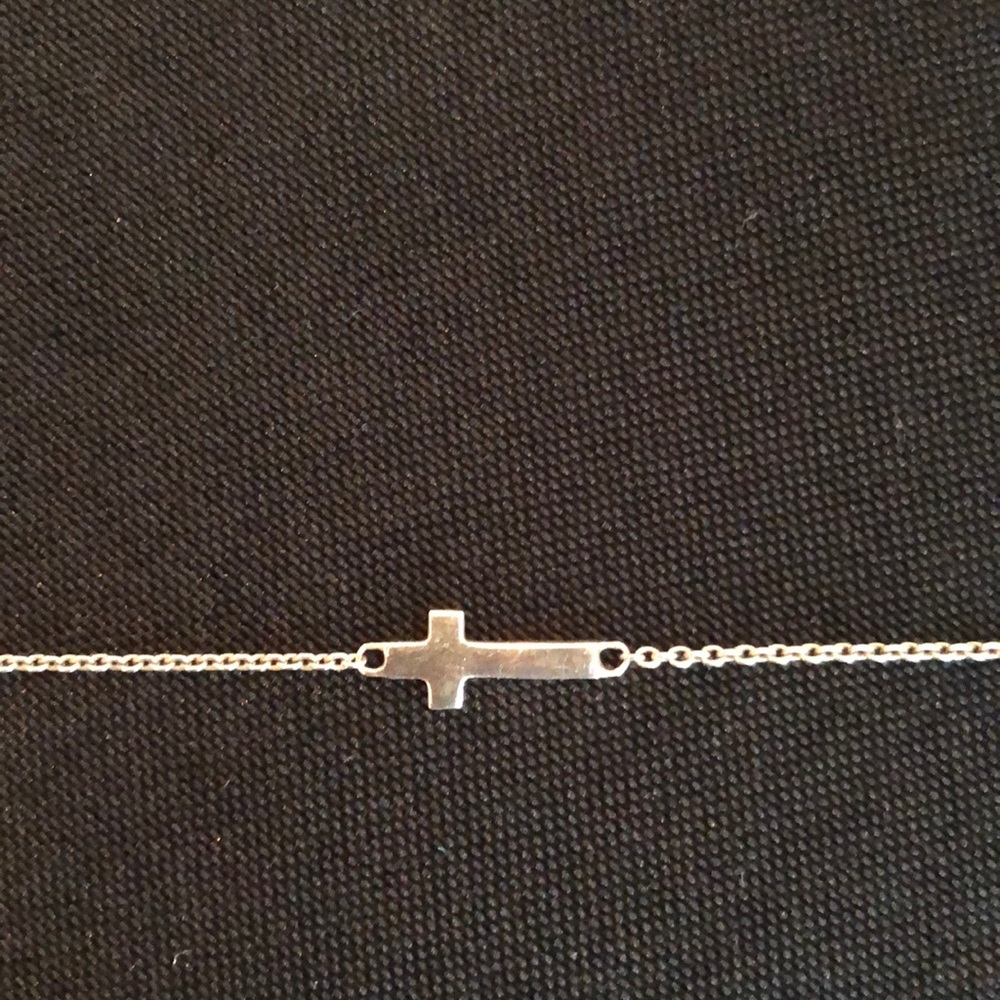 Petite cross necklace